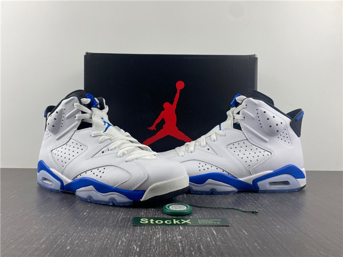 Jordan 6 Retro Sport Blue  384664-107