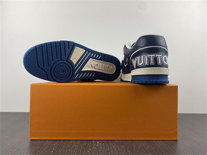 Luis Vitton Trainer Navy Mesh  1A9DEG