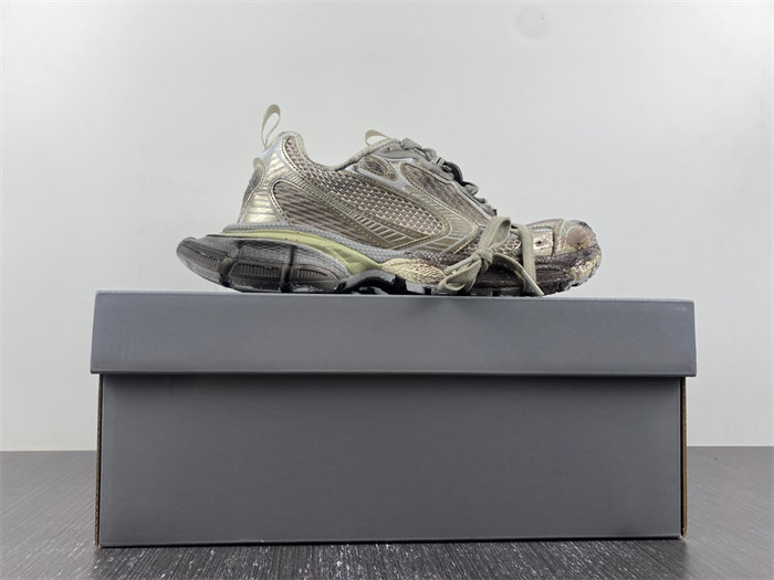 Balenciaga 3XL Trainer Worn Out Dark Grey 734734 W3xl7 9191
