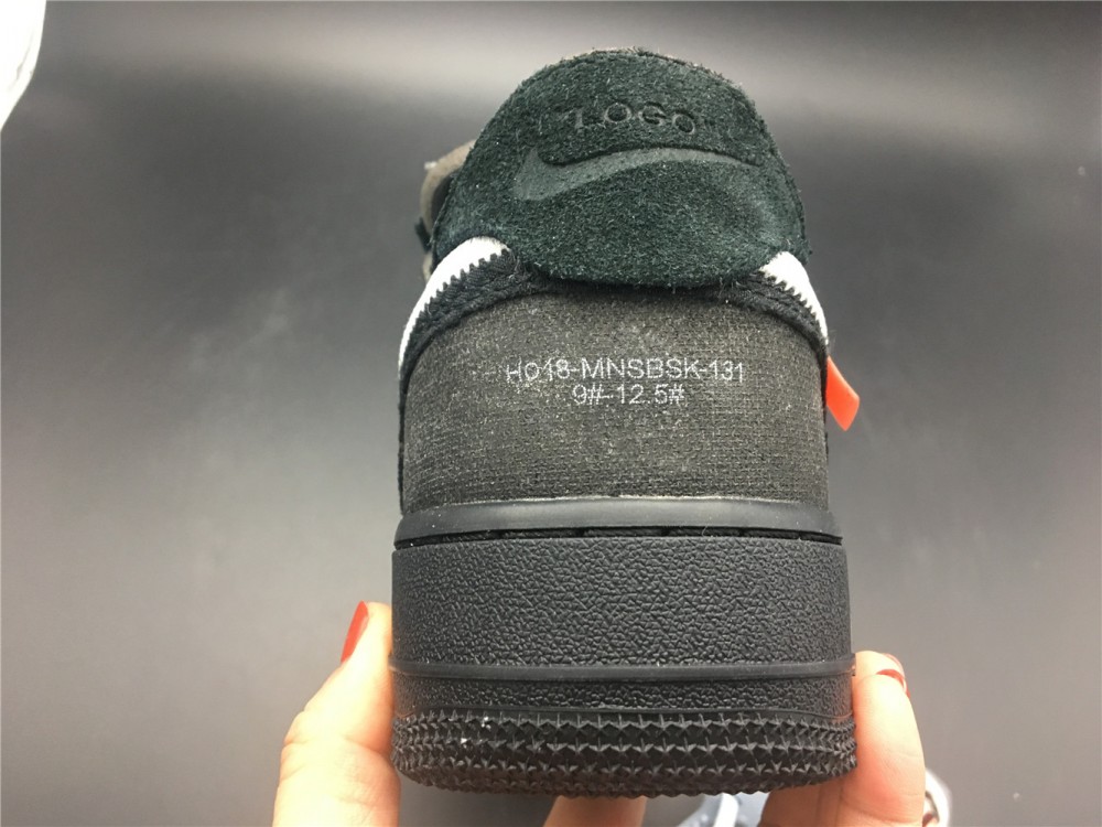 Nike Air Force 1 LowOff-White Black White  AO4606-001