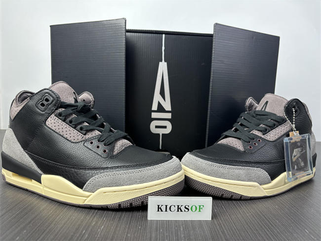 Air Jordan 3 “Black” Manière x FZ4811-001