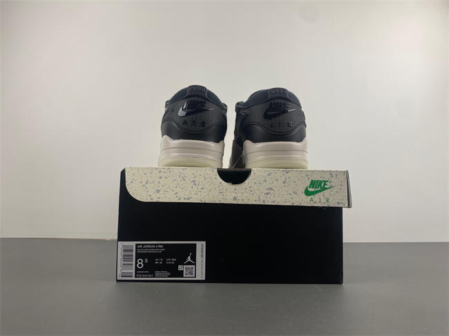 Air Jordan 4 RM “Black/Light Bone” FQ7939-001