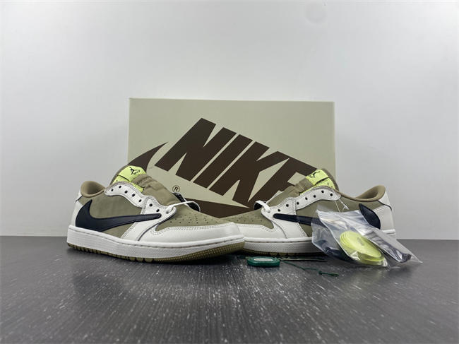 Air Jordan 1 Retro Low Golf Travis Scott Neutral Olive FZ3124-200