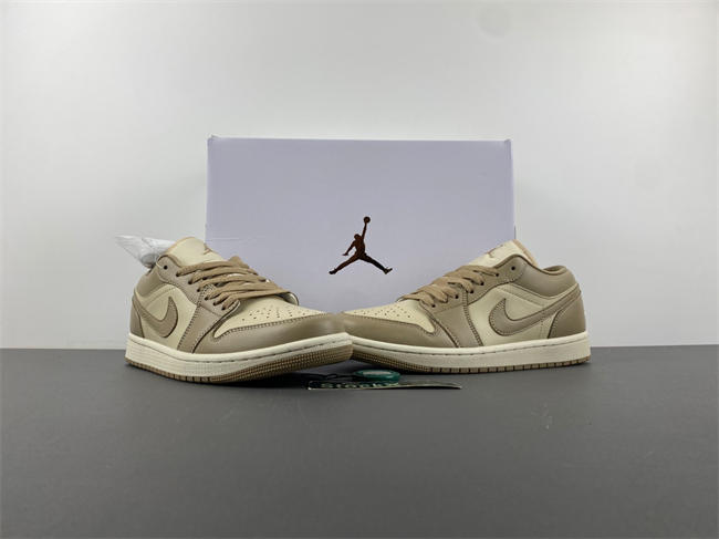 Air Jordan 1 Low Rattan Sail Desert Camo DC0774-203